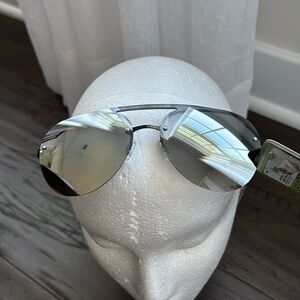 Panama Jack Foster Grant Classic Aviator mirror sunglasses 100% UVA UVB lens